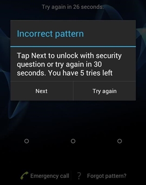 فتح كلمة مرور هاتف Android باستخدام حساب Google