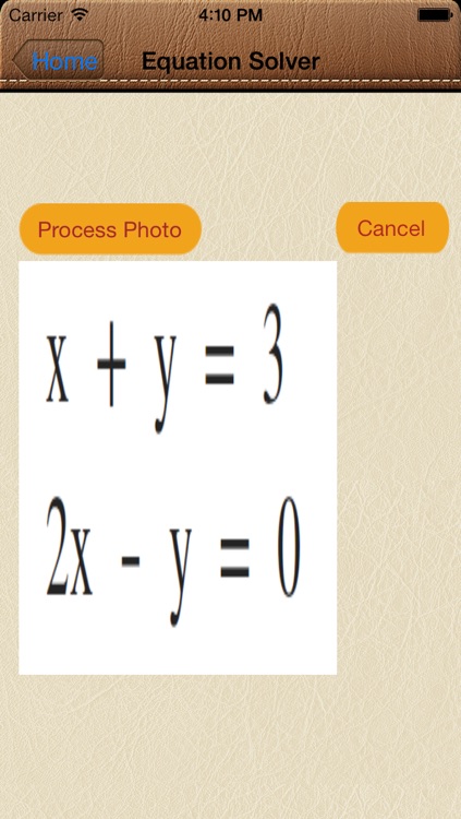 Solve4x لحل المعادلات الرياضية