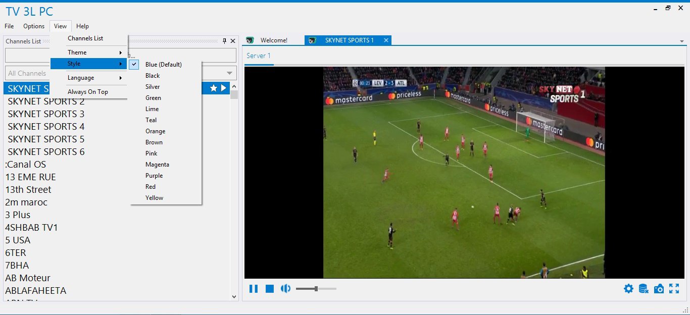 تحميل برنامج tv للكمبيوتر مزود بالقنوات TV 3L PC 